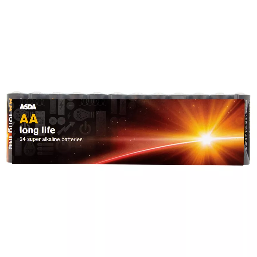 ASDA Long Life Super Alkaline AA Batteries