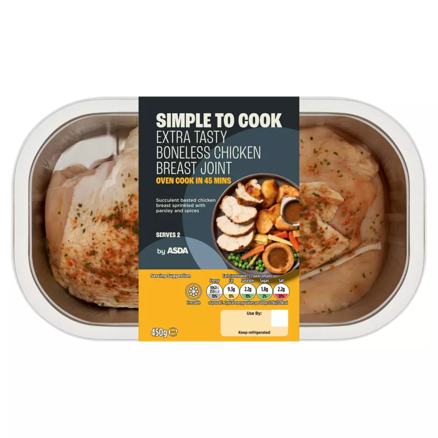 ASDA Savoury Extra Tasty Boneless Chicken Breast Joint