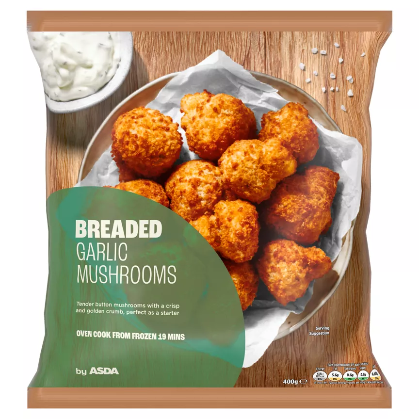 ASDA Breaded Garlic Mushrooms 400g