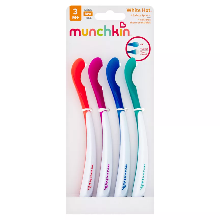Munchkin White Hot Safety Spoons 4m+