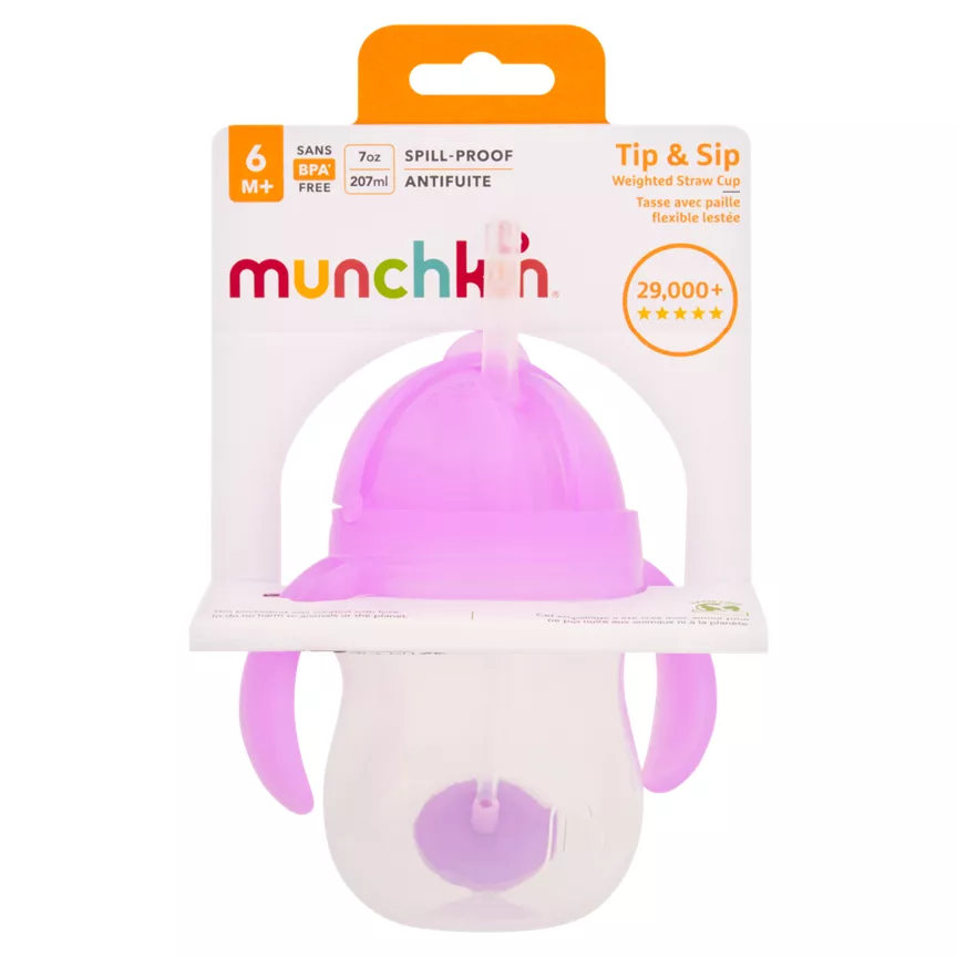 Munchkin Tip & Sip Straw Cup 6m+ 207ml
