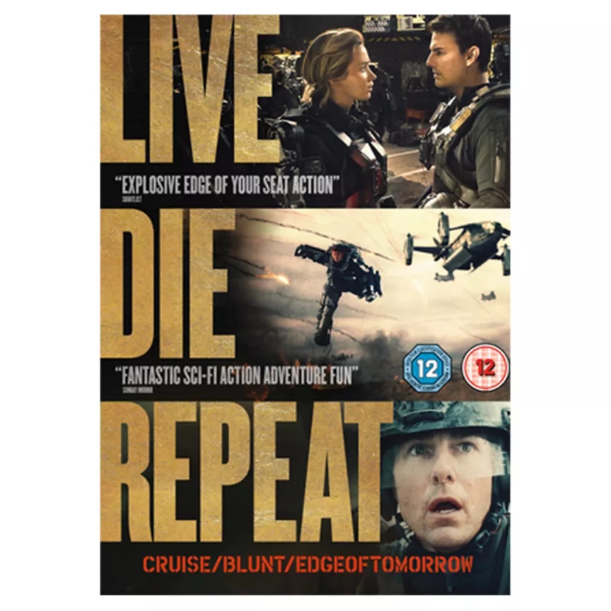 DVD Live Die Repeat: Edge of Tomorrow