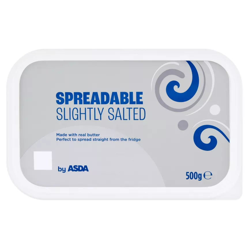 ASDA Spreadable Slightly Salted Butter 500g