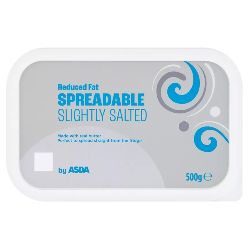 ASDA Reduced Fat Spreadable Slightly Salted 500g