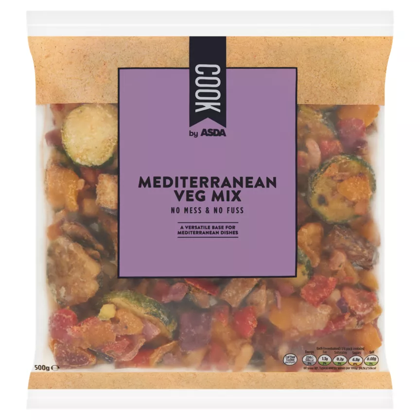 COOK by ASDA Mediterranean Veg Mix 500g