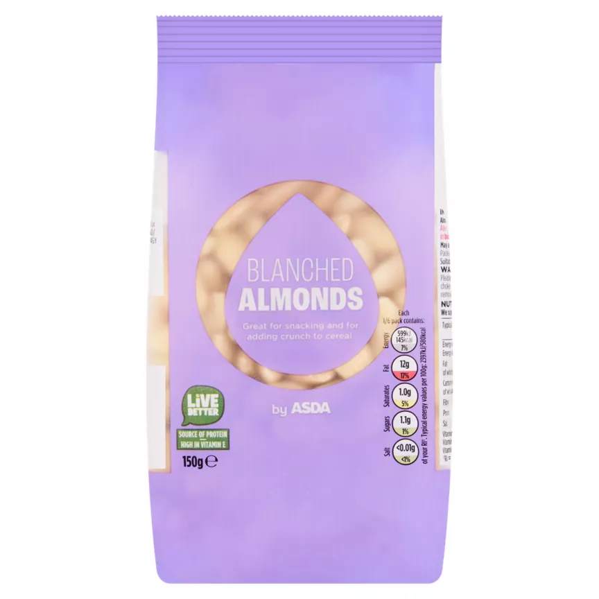 ASDA Blanched Almonds 150g