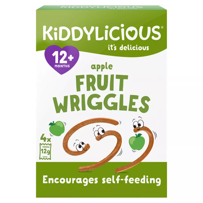 Kiddylicious Apple Fruit Wriggles 12+ Months