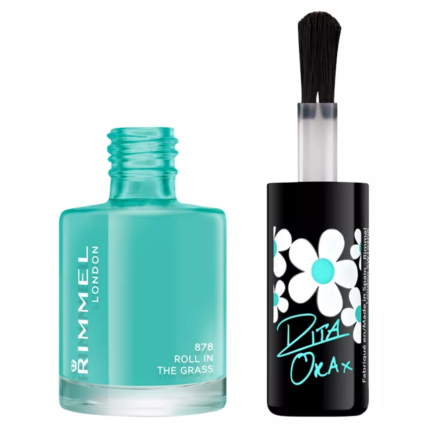 Rimmel London 60 Seconds Super Shine by Rita Ora 878 Roll in the Grass 8ml