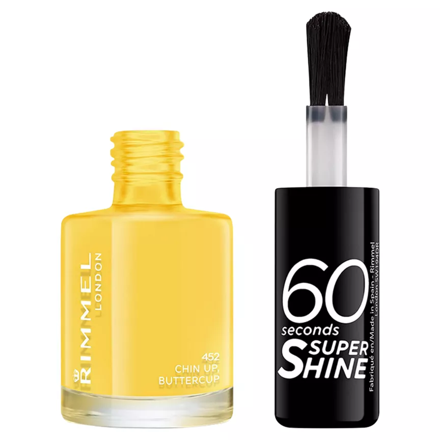 Rimmel London 60 Seconds Super Shine 452 Chin Up Buttercup 8ml