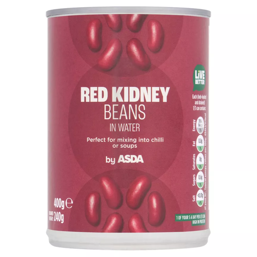ASDA Red Kidney Beans in Water 400g
