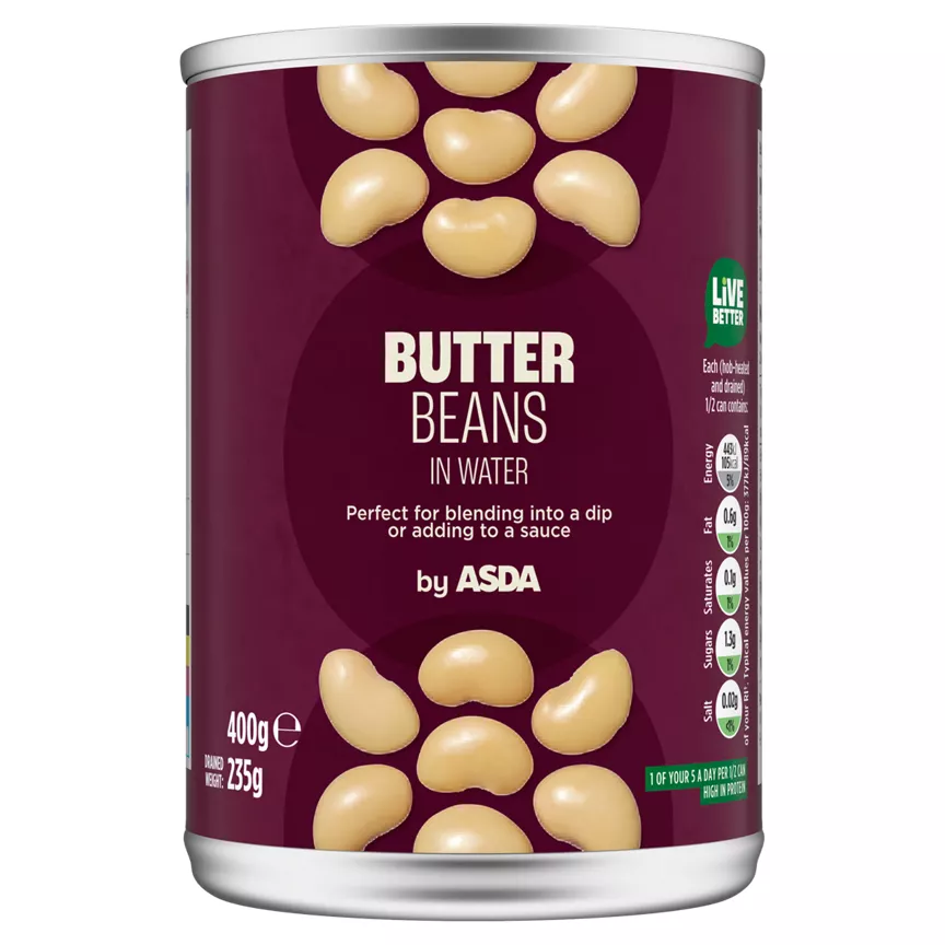 ASDA Butter Beans in Water