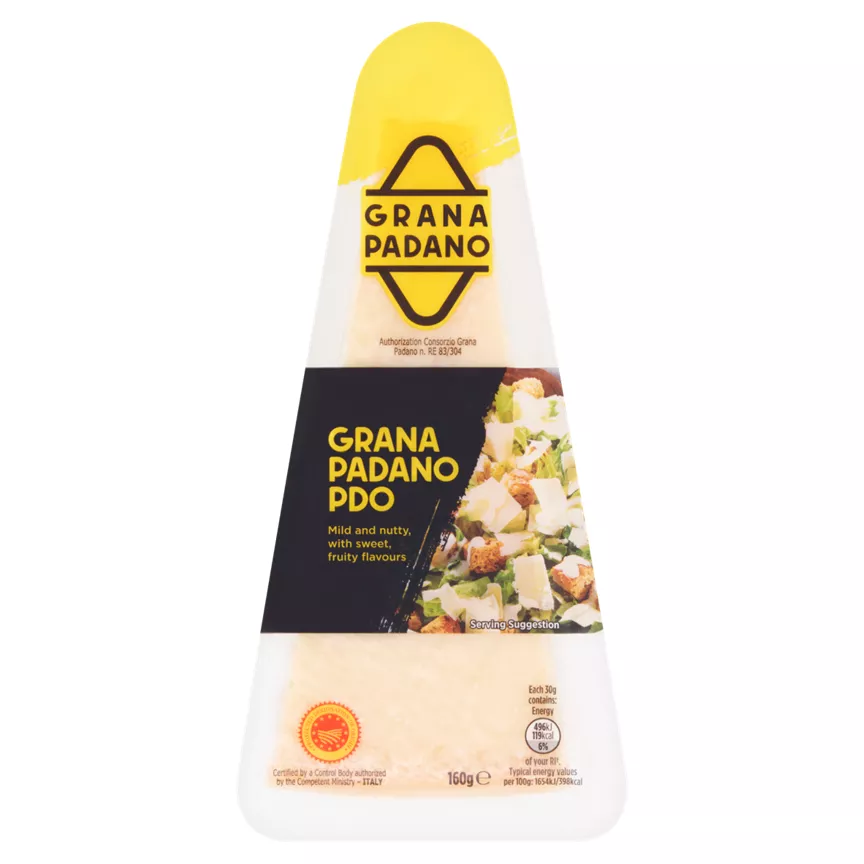 ASDA Grana Padano Mild and Nutty with Sweet Fruity Flavour 160g
