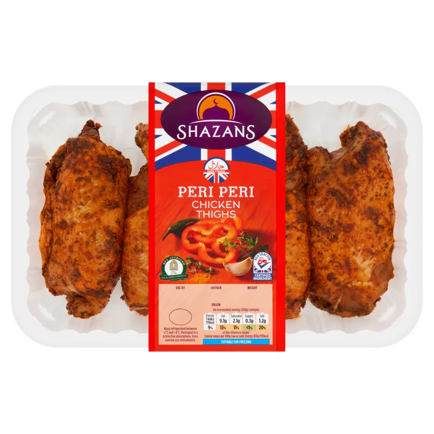 Shazans Halal Peri Peri Chicken Thighs