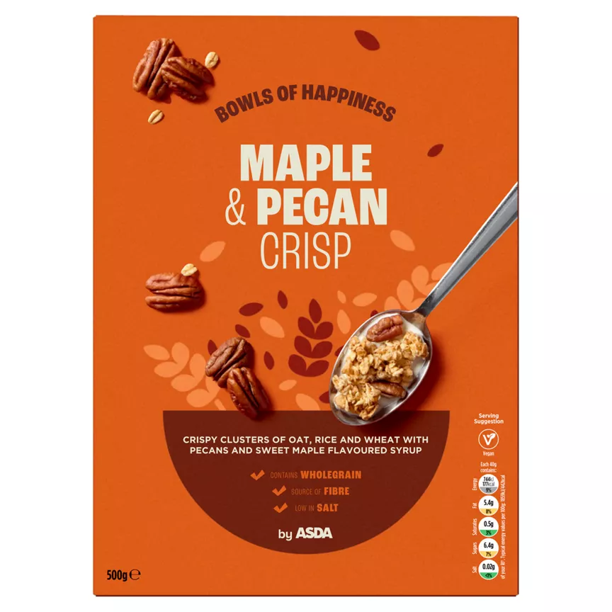 ASDA Maple & Pecan Crisp 500g