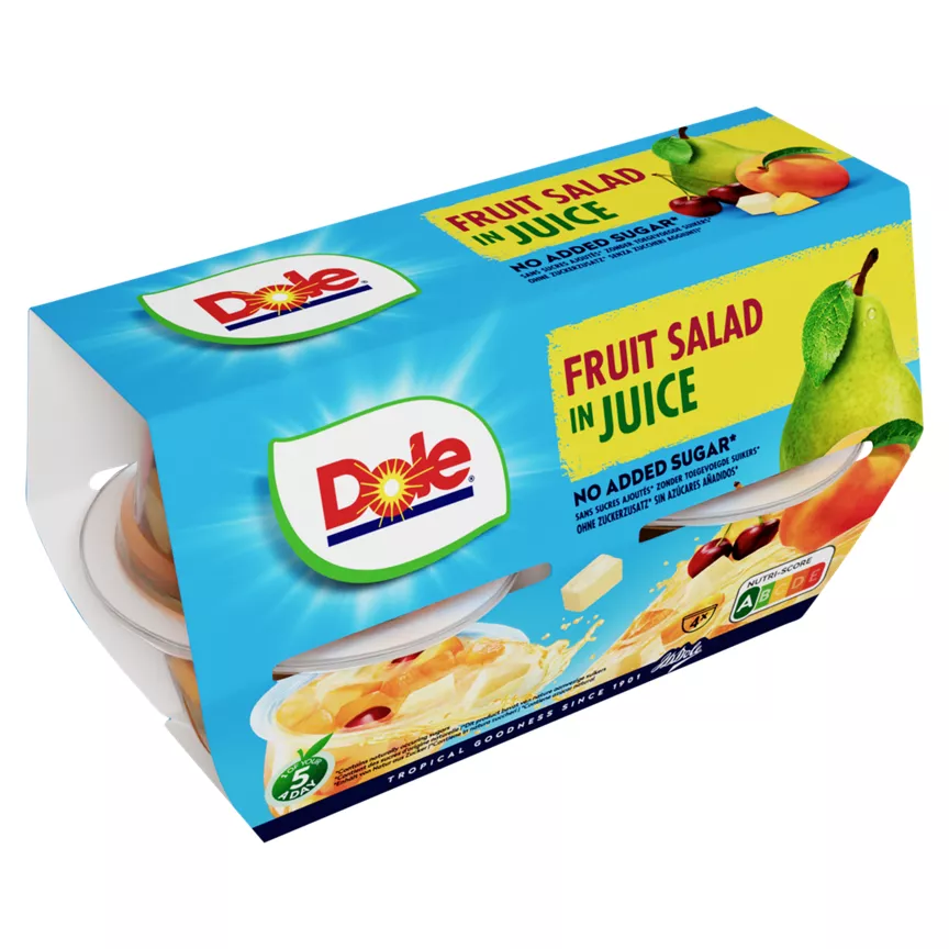 Dole Fruit Salad 4 Pack Fruit Snack