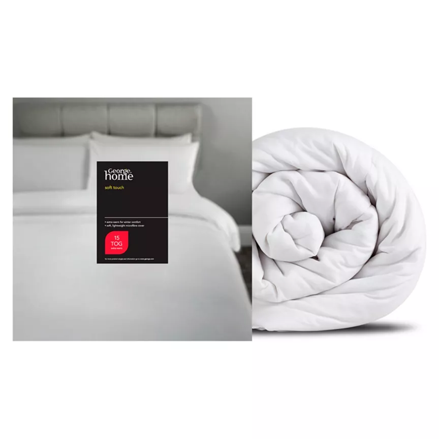 George Home 15 Tog Microfibre Duvet Double