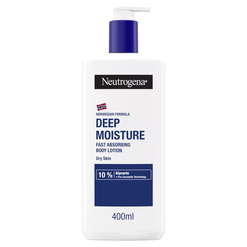Neutrogena Norwegian Formula Deep Moisture Fast Absorbing Body Lotion 400ml