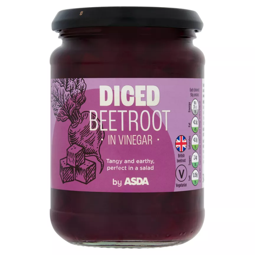 ASDA Diced Beetroot in Vinegar 221g