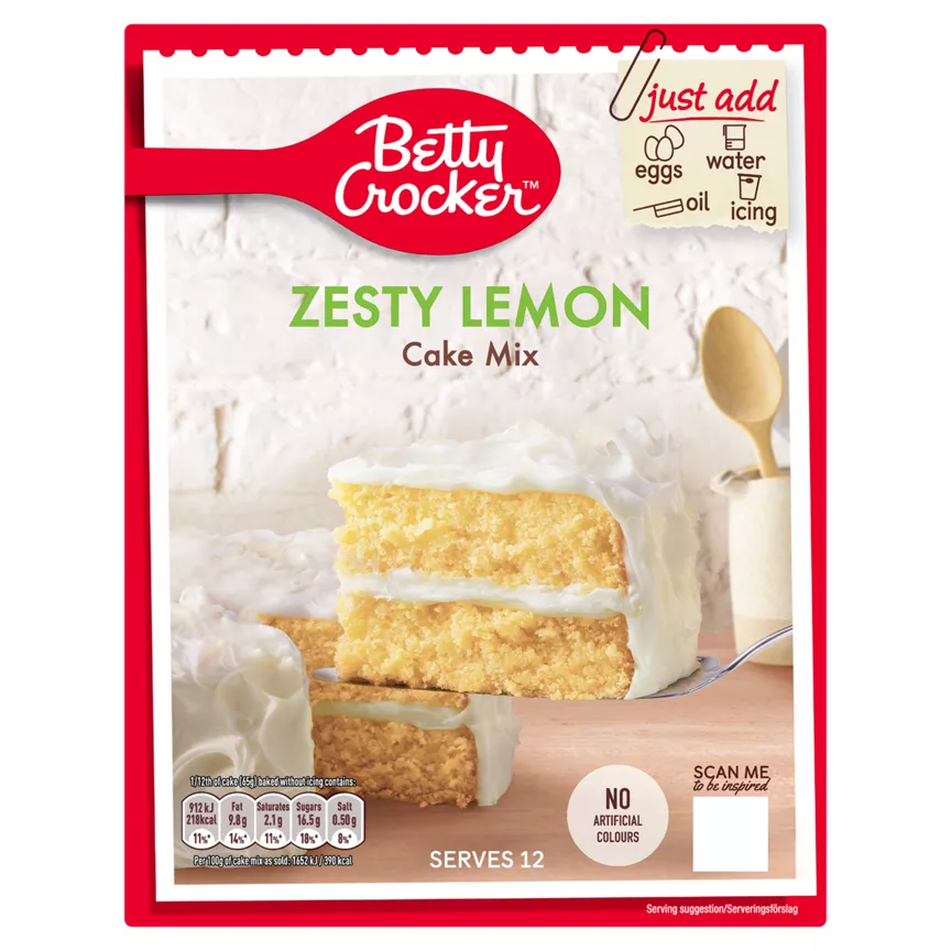 Betty Crocker Zesty Lemon Cake Mix - Image 1