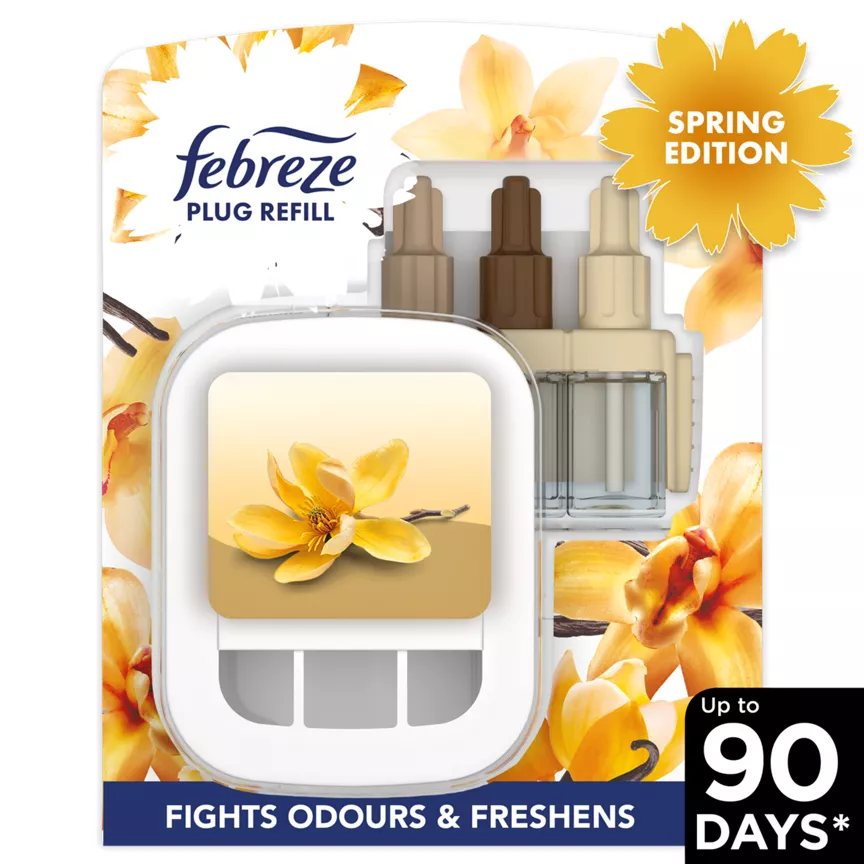 Febreze 3Volution Smart Programming Air Freshener Plug In Starter Kit Vanilla Cookie 20ML