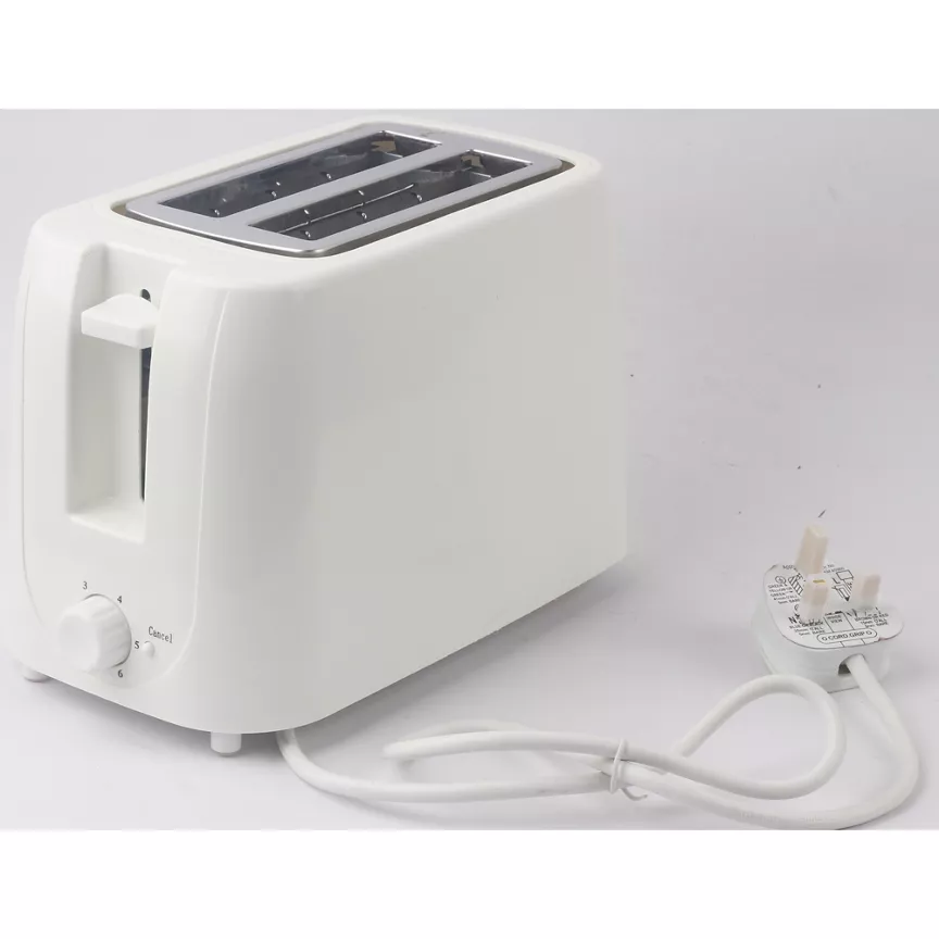 George Home White 2 Slice Toaster