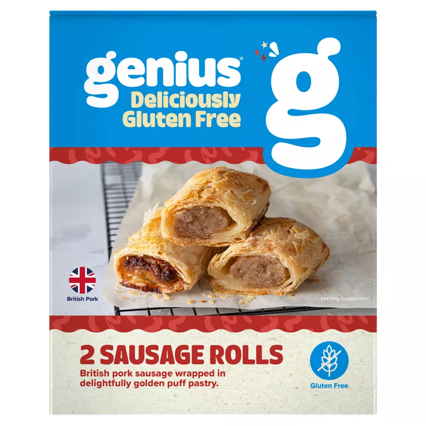 Genius Gluten Free 2 Sausage Rolls