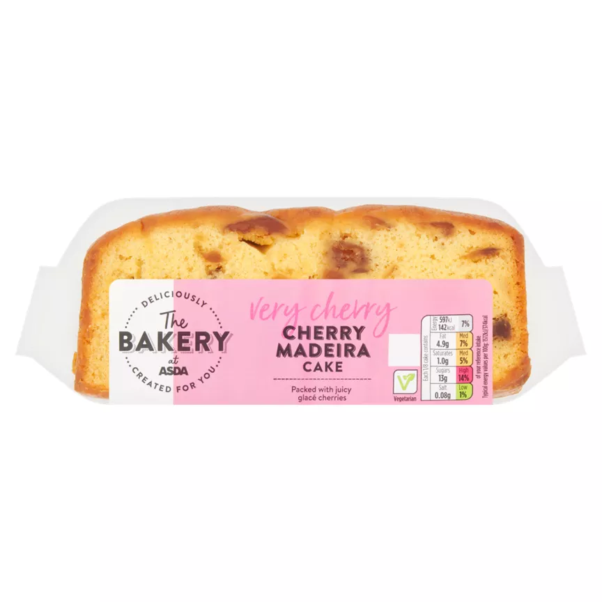 The BAKERY at ASDA Cherry Madeira Cake