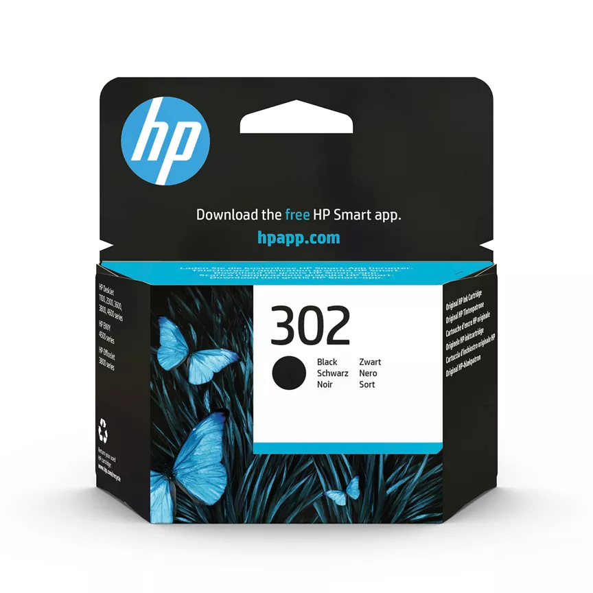 HP 302 Black Ink Cartridge