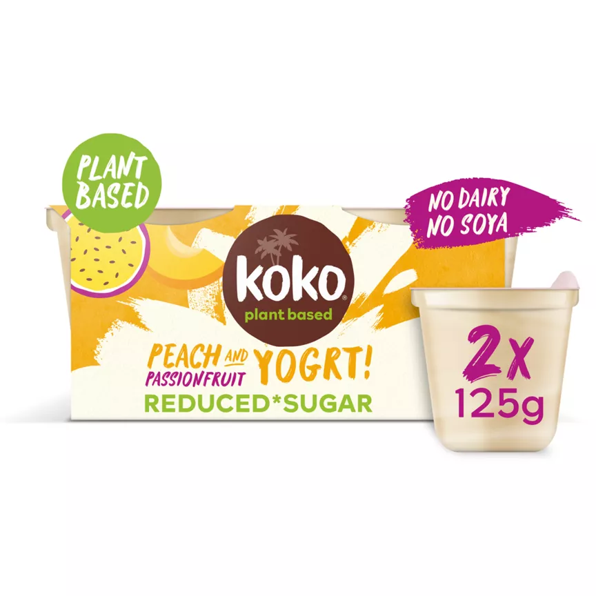 Koko Dairy Free Peach & Passionfruit Yogurts