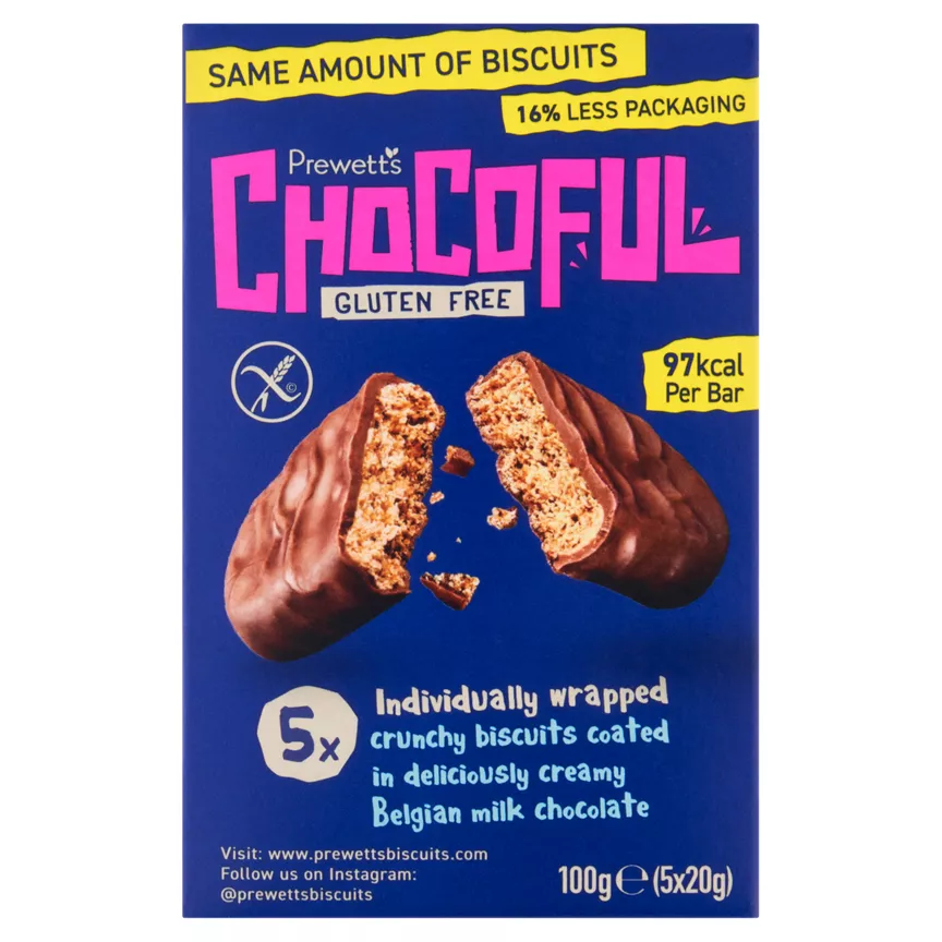 Prewett's Chocoful Gluten Free Chocolate Bars