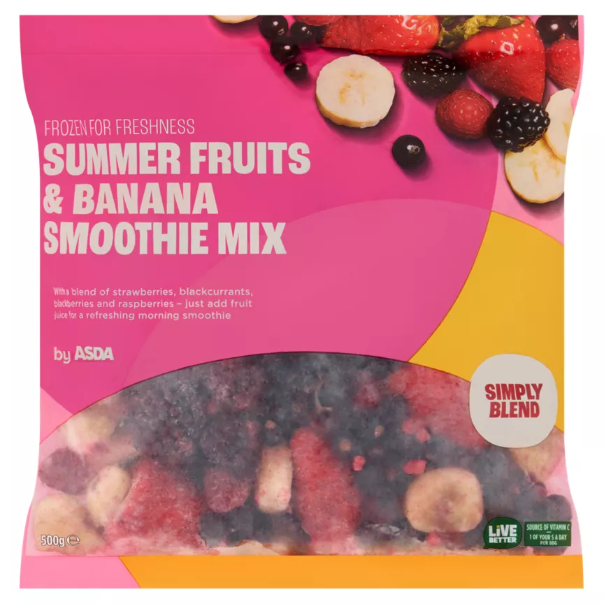 ASDA Summer Fruits & Banana Smoothie Mix