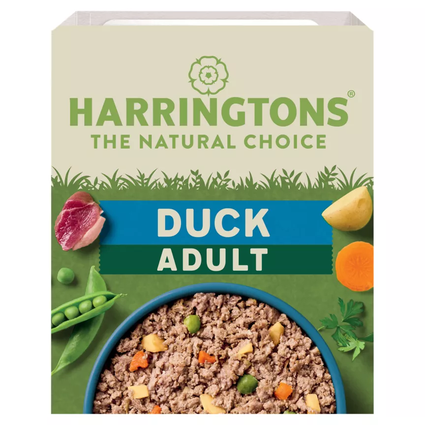 Harringtons Grain Free Duck & Potato with Vegetables Adult Dog Food Tray