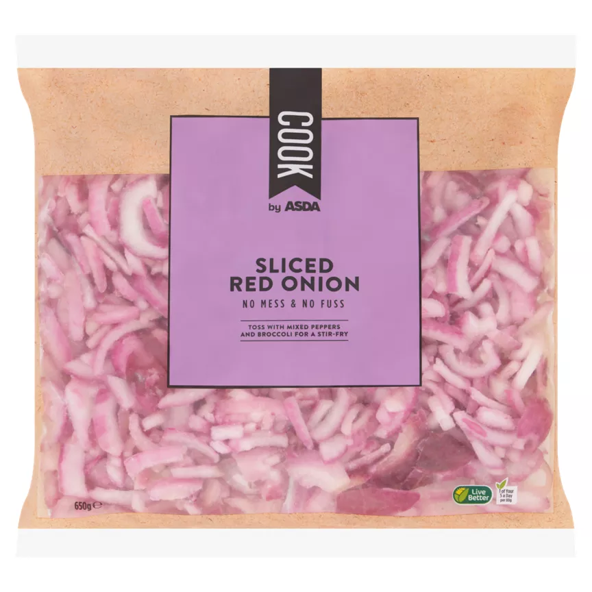 COOK by ASDA Scratch Cook Sliced Red Onion