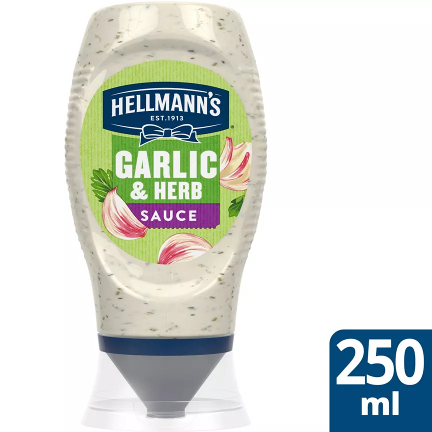 Hellmann's Creamy Sauce Garlic & Herb 250 ml