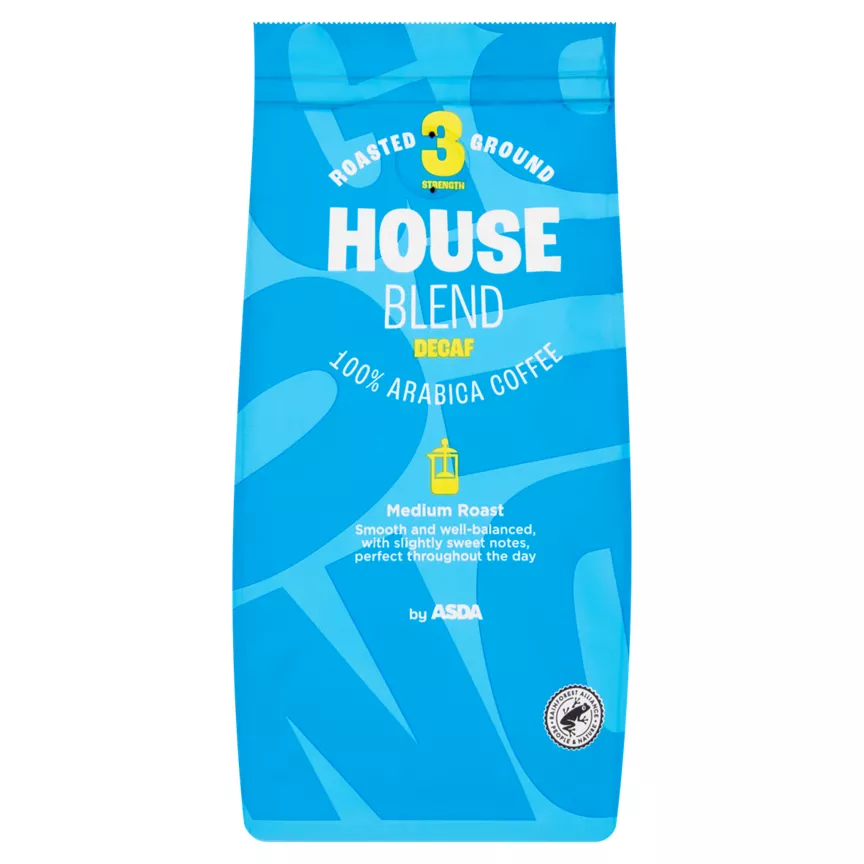 ASDA House Blend Decaf Roasted Ground 227g