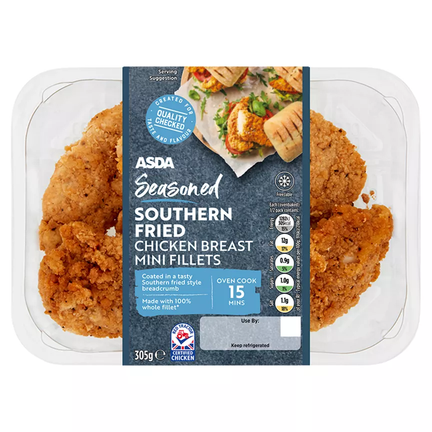 ASDA Southern Fried 100% Chicken Breast Mini Fillets