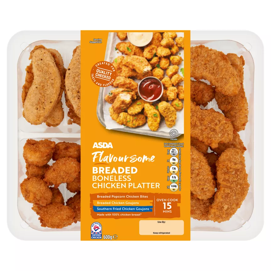 ASDA Breaded Boneless Chicken Platter