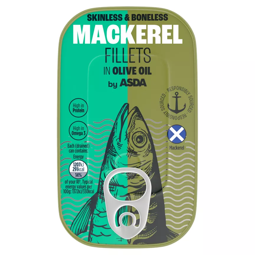 ASDA Mackerel Fillets in Olive Oil