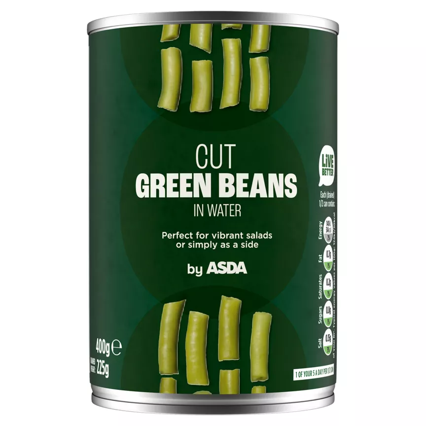 ASDA Cut Green Beans in Water