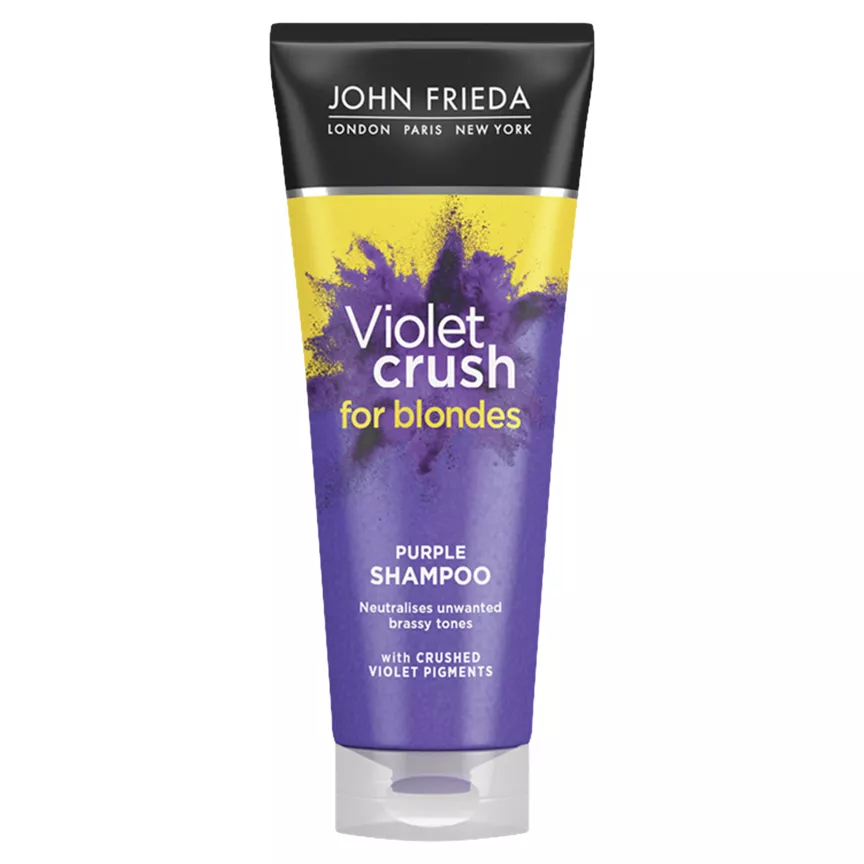 John Frieda Violet Crush Purple Shampoo 250ml for Brassy, Blonde Hair
