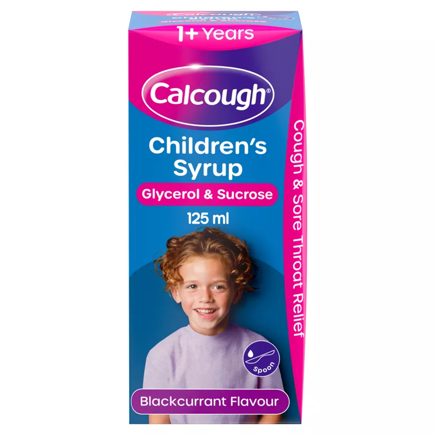 Calcough Children's Syrup Blackcurrant Flavour