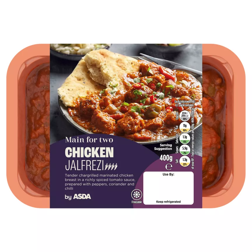 ASDA Main For Two Chicken Jalfrezi 400g