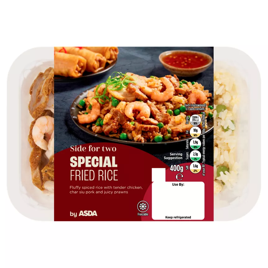 ASDA Side For Two Special Fried Rice 400g