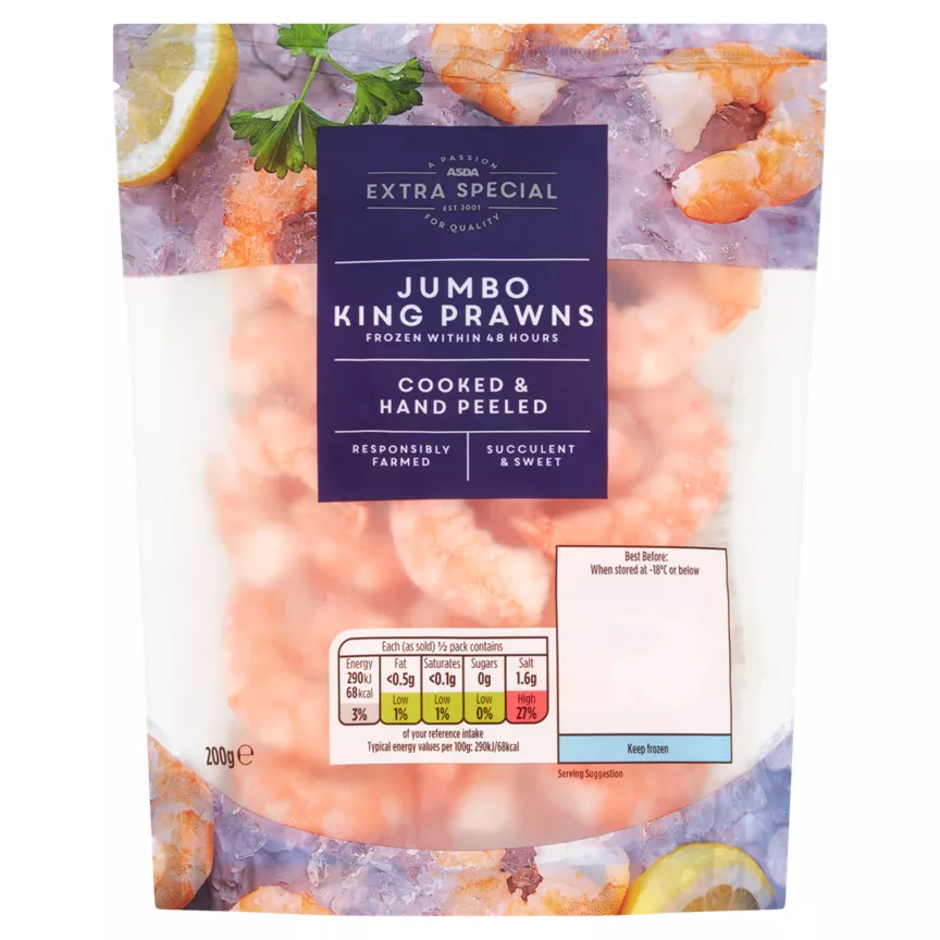 ASDA Extra Special Jumbo Cooked King Prawns