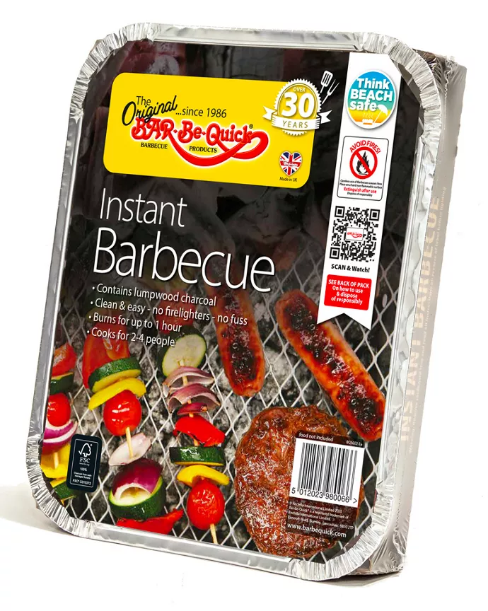 Bar-Be-Quick Instant Disposable BBQ 2-4 People