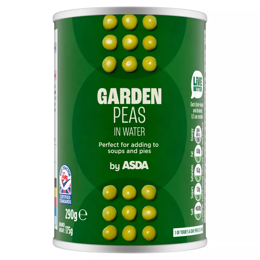 ASDA Garden Peas in Water 290g