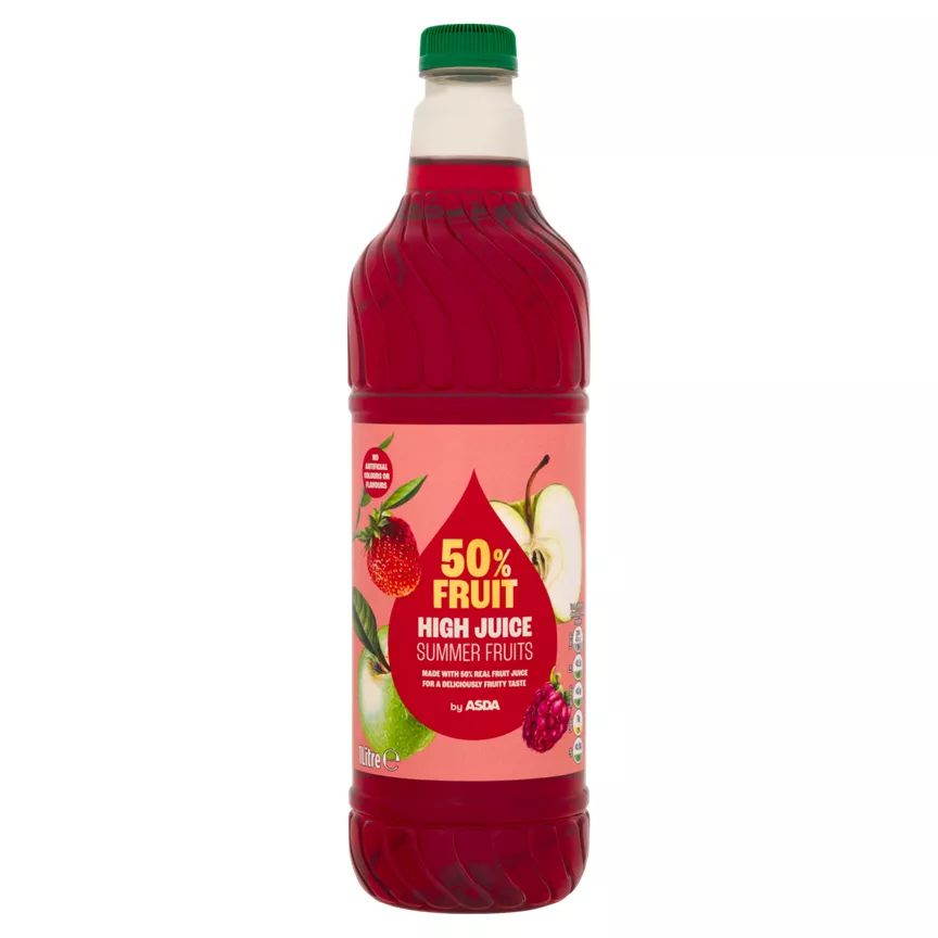 ASDA 50% Fruit High Juice Summer Fruits 1 Litre
