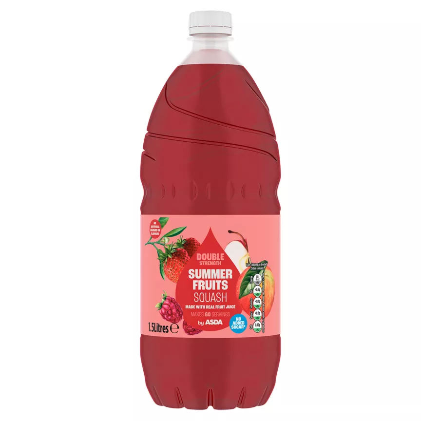 ASDA Summer Fruits Squash 1.5 Litres
