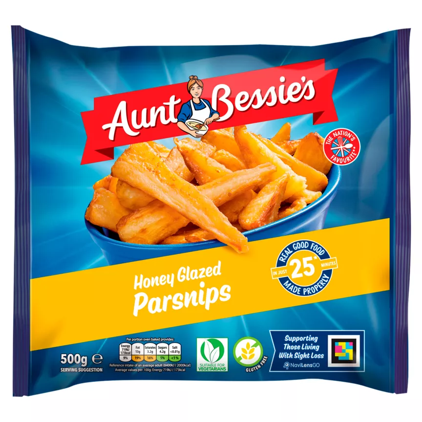 Aunt Bessie's Honey Glazed Roast Parsnips 500g