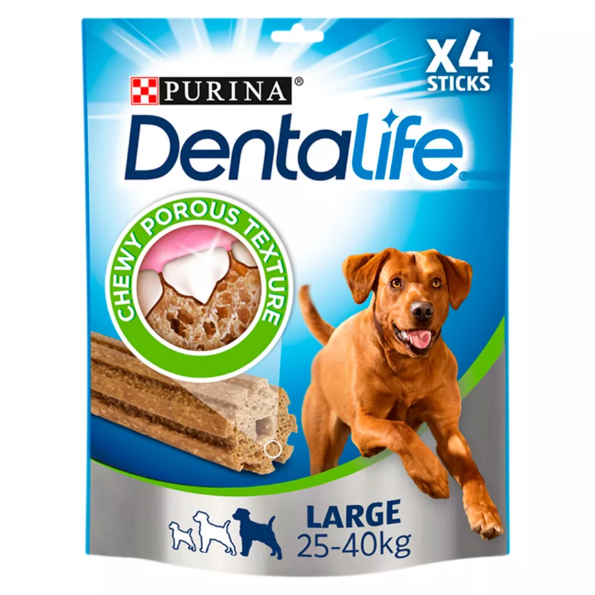 Dentalife Large Dog Treats 4 Sticks 142g